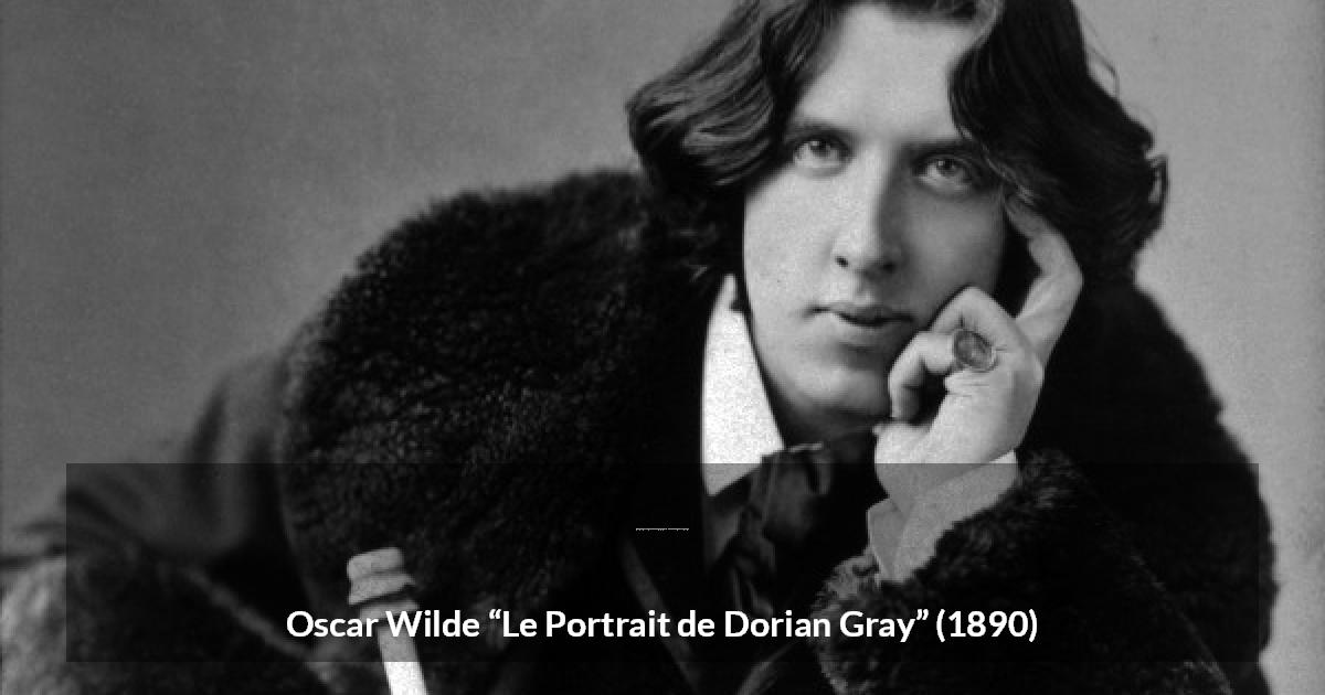 Citation d'Oscar Wilde sur le profit tirée du Portrait de Dorian Gray - quel profit y a-t-il pour un homme qui gagne le monde entier et perd . . . sa propre âme?

