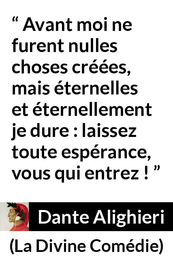 Dante Alighieri Avant moi ne furent nulles choses cr es